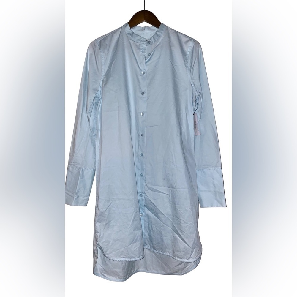 Equipment Arlette Women Button Down Mini‎ Shirtdress PS Cotton Minimalist NWT